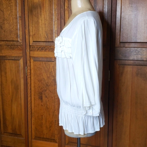 Check Me First Ruffled Top Sz 1X - Picture 3 of 7